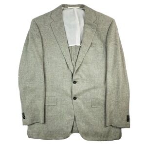 D'Avenza Gray Cashmere Wool Mens Blazer Size Mens 44R NWT